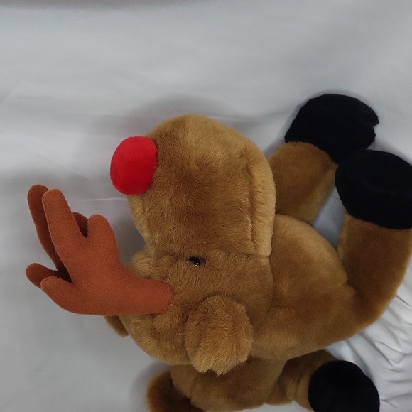 Rudolph the Red nose Reindeer Mary Meyers Vintage 1990s plush 12" - Picture 8 of 12